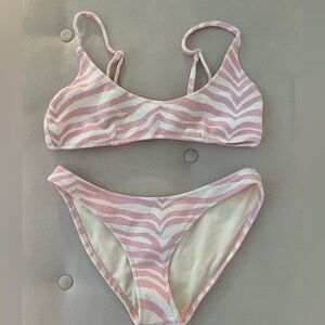 Pink Zebra Triangl Bikini